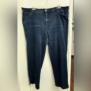 Gloria Vanderbilt Amanda Dark Indigo Blue Straight Leg Jeans  NormCore